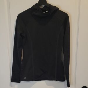 Athleta Hooded Fleece, XS, Black. EUC!!